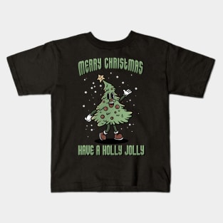 Merry Christmas Retro Kids T-Shirt